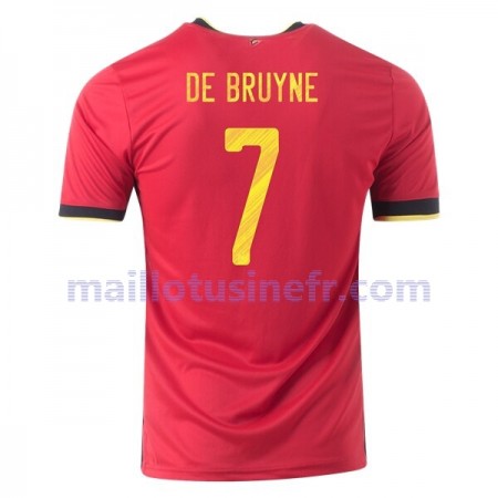 Maillot de Foot Belgique Kevin De Bruyne 7 Domicile UEFA EURO 2020